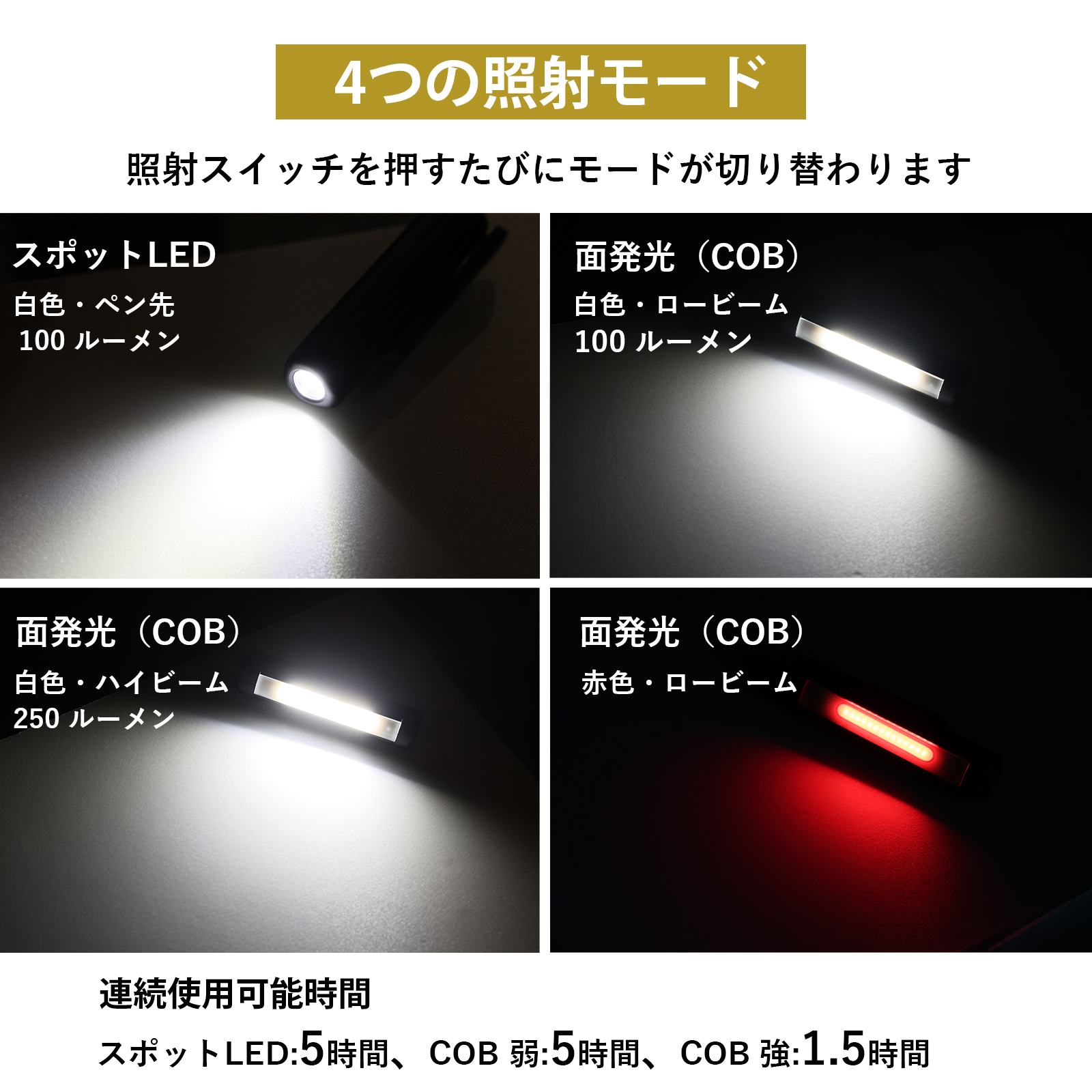 マルチユース LED ペンライト