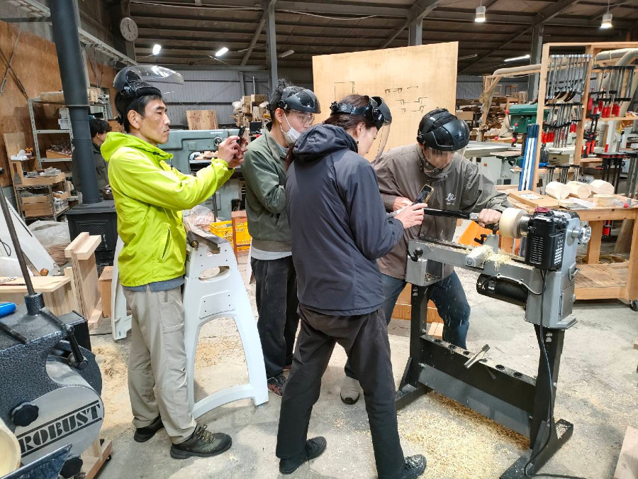木工旋盤 教室 レッスン 独学 ツバキラボ