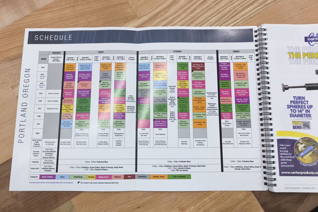 AAW International Woodturning Symposium 木工旋盤