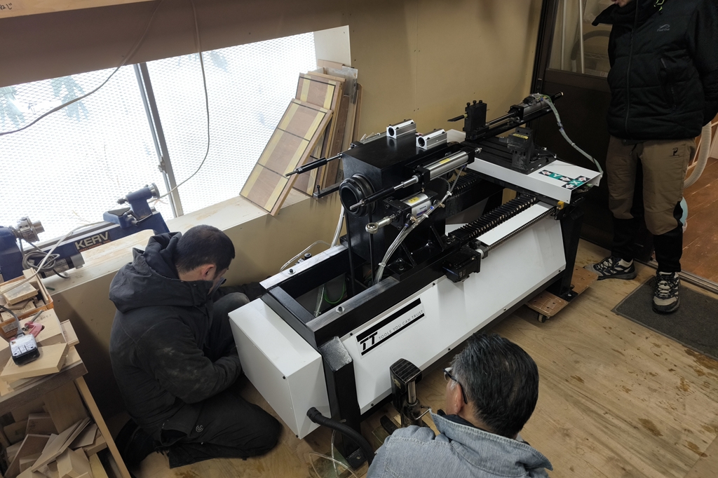 CNC木工旋盤 535 導入事例 ツバキラボツールズ 北海道 札幌市 TSUBAKILAB ツバキラボ チエモク