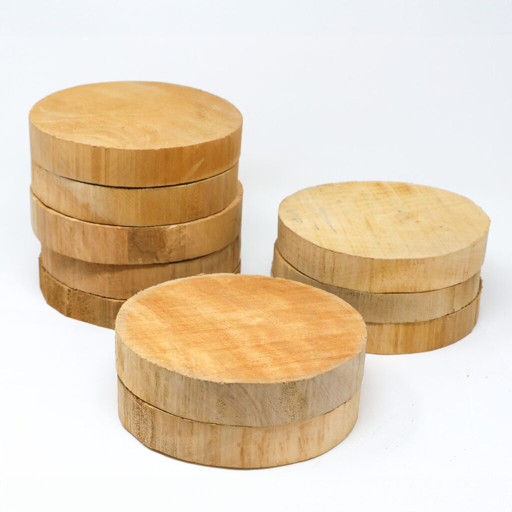 木工旋盤材 木材 トチ