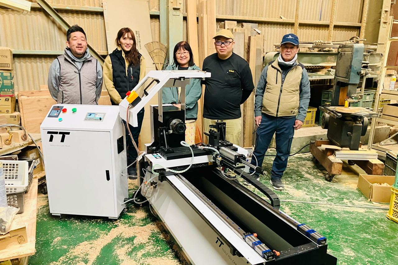 CNC木工旋盤 535 導入事例 ツバキラボツールズ 岐阜県 岐阜市 TSUBAKILAB ツバキラボ 紬葵 就労支援 障がい 木工